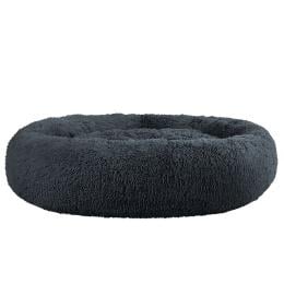 Pet Bed Dog Cat Calming Bed Extra Large 110cm Dark Grey Comfy Washable