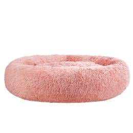 Pet Bed Dog Cat Calming Bed Extra Large 110cm Pink Comfy Washable