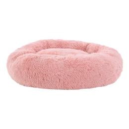 Pet Bed Dog Cat Calming Bed Large 90cm Pink Comfy Cave Washable
