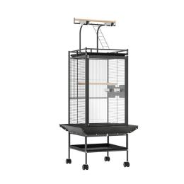 Bird Cage Large 155cm Parrot Aviary Stand-alone Budgie Wheels Castor