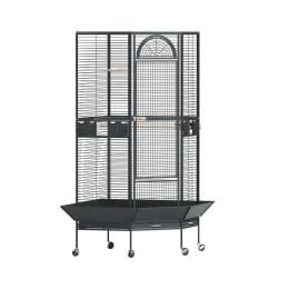 Bird Cage Large Jumbo Aviary Budgie Perch Parrot Stand Wheels Corner