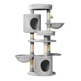 Cat Tree Tower Scratching Post Wood Condo House Toys Bed 123cm