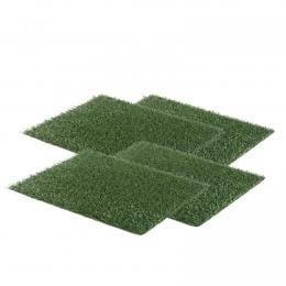 4x 63.5cm x 38cm Artificial Grass Mats