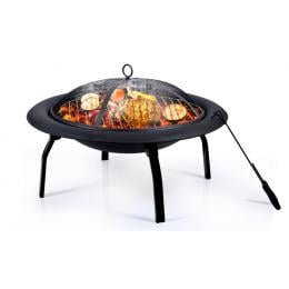 Portable Outdoor Fire Pit Bbq Camping Garden Patio Heater Fireplace