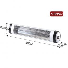 1500w Electric Infrared Patio Heater Radiant Strip