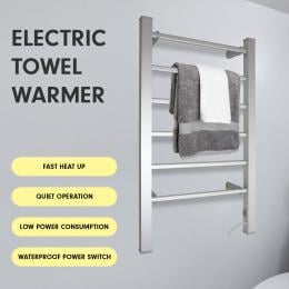 Pronti Heated Towel Rack Holder 100W - Silver