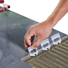 2000x 3MM Tile Leveling  Clips Levelling Spacer Tiling Tool Floor