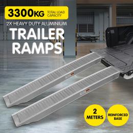 Aluminium Trailer Ramps - 200cm x 30cm