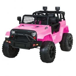 Kids Ride On Car Electric 12V Car Jeep Battery Remote Control Pink