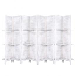 Room Divider Screen 8 Panel Privacy Foldable Dividers Timber Stand