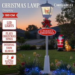Christabelle 1.8m Christmas Lamp Post Outdoor Display Decoration LED Lights Front Yard Lawn Statue Ornament