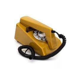 Gpo Trim Phone Push Button - Mustard
