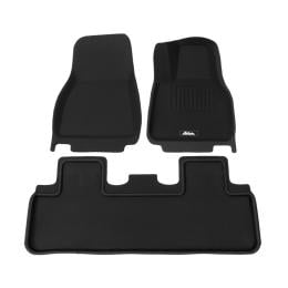 Car Rubber Floor Mats Front And Rear Fits Tesla Model Y 2021-2022