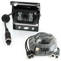 Heavy Duty 12/ 24v Ccd Ir Colour Reverse Reversing Camera Forward View 20m