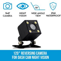 Elinz 120deg Reversing Camera For Dash Cam Night Vision