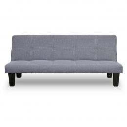 Liv 2-Seater Tufted Linen Sofa Bed by Sarantino - Dark Grey