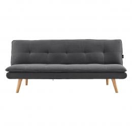 Cloud Plush Tufted Sofa Bed with Splayed Legs by Sarantino - Dark Grey