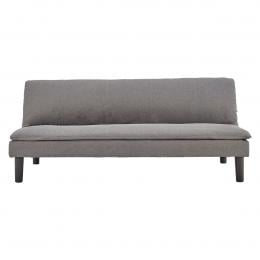 Selena 3-Seater Fabric Sofa Bed with Stitching by Sarantino - Dark Grey