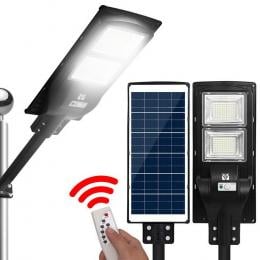LED Solar Street Flood Sensor Remote Outdoor Garden Lamp Lights 120W