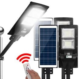 Leier Set of 2 LED Solar Lights Street Flood Sensor Outdoor Light 120W