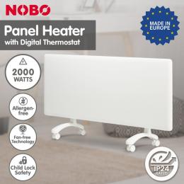 Nobo 2000W Electric Panel Heater - Refurbished