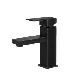 Basin Mixer Tap Faucet  Vanity Counter Top WELS Standard Brass Black