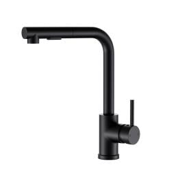 Kitchen Mixer Tap Pull Out 2 Mode Sink Basin Faucet Swivel Wels Black