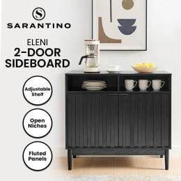 Sarantino Eleni 2-Door Sideboard - Black