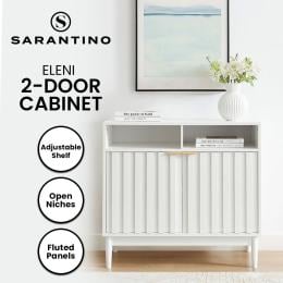 Sarantino Eleni 2-Door Sideboard - White