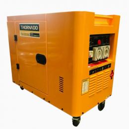 Thornado Diesel Generator with Silent Canopy 8000W Max 14HP Key Start