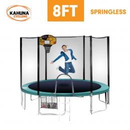 Cyclone 8 ft Springless trampoline with net