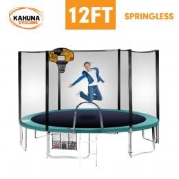 Cyclone 12 ft Springless trampoline with net