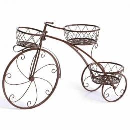 2x  Metal Plant Stand Pot Planter Garden Decor Flower Rack