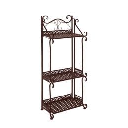 Plant Stand 3 Tier Outdoor Indoor Metal Flower Pot Rack Shelf Bronze