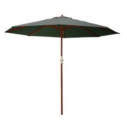 Outdoor Pole Umbrellas Stand Sun Beach Garden Deck Charcoal 3M