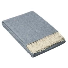 Hampton Throw - Merino Wool Blend - Blue