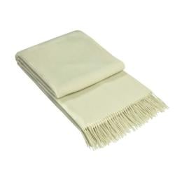 Throw - 10% Cashmere/ 90% Super Fine Merino Wool - Ivory