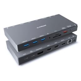 15-in-1 Triple Display USB-C Dock 2x Hdmi & 1x Display Port