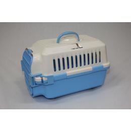 Dog Cat Crate Pet Carrier Rabbit Guinea Pig Cage With Tray-blue Small
