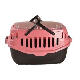 Medium Dog Crate Pet Rabbit Guinea Pig Ferret Carrier Cage Mat Pink