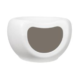 Cat Bed Cave Dog House Kennel Plastic Pet Pod Bedding Igloo White