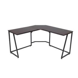 Corner Computer Sturdy Home Office Gaming Desk  Laptop Mahgony
