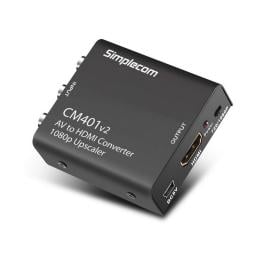 CM401v2 Composite AV CVBS 3RCA to HDMI Video Converter 1080p Upscaler
