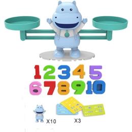 Balance Hippo Building Blocks Educational Toys Learning Education