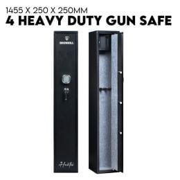 4 Rifle Gun Safe Iron Heavy Duty Firearm Security Digital Lockbox