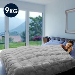 Laura Hill Weighted Blanket Heavy Quilt Doona 9Kg - Grey