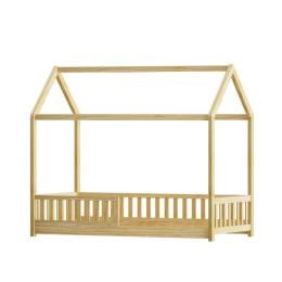 Wooden Bed Frame Single Size House Pine Timber Base Platform Oak