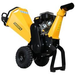 Ducar 70P 3600 RPM Wood Chipper w/ E-Start Shredder Mulcher Grinder Yellow Black