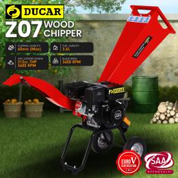 Ducar 7HP Wood Chipper Shredder Mulcher Grinder Petrol Red