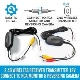 2.4g Wireless Receiver Transmitter 12v Connect